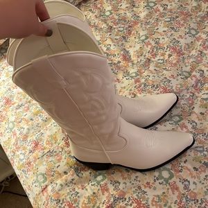 THERAPY Clayton White Cowboy Boots